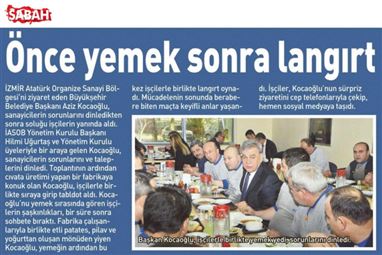 Önce Yemek Sonra Langırt