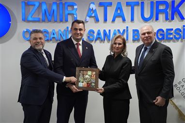 Başkan Cemil TUGAY ve CHP İl Yönetiminden İAOSB’ye Ziyaret