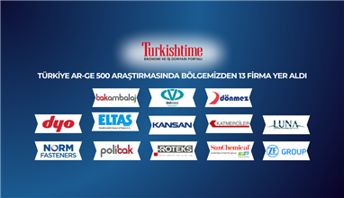 Bölgemizden 13 Firma Türkiye’nin Ar-Ge Liderleri Arasında Yer Aldı