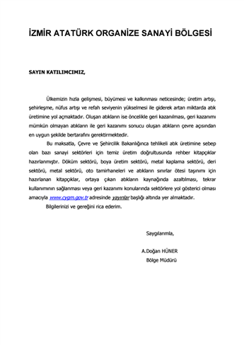 TEHLİKELİ ATIKLARIN GERİ KAZANIMI